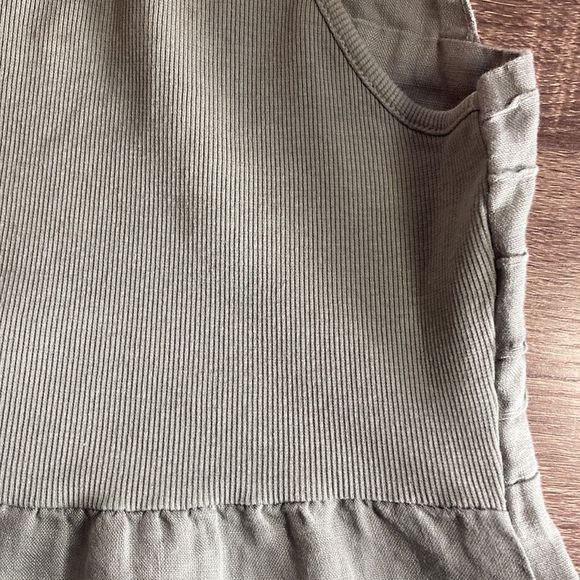 Women’s Montaigne Italian Linen Luca Forest Green Dress One Size Fits All - Picture 13 of 13